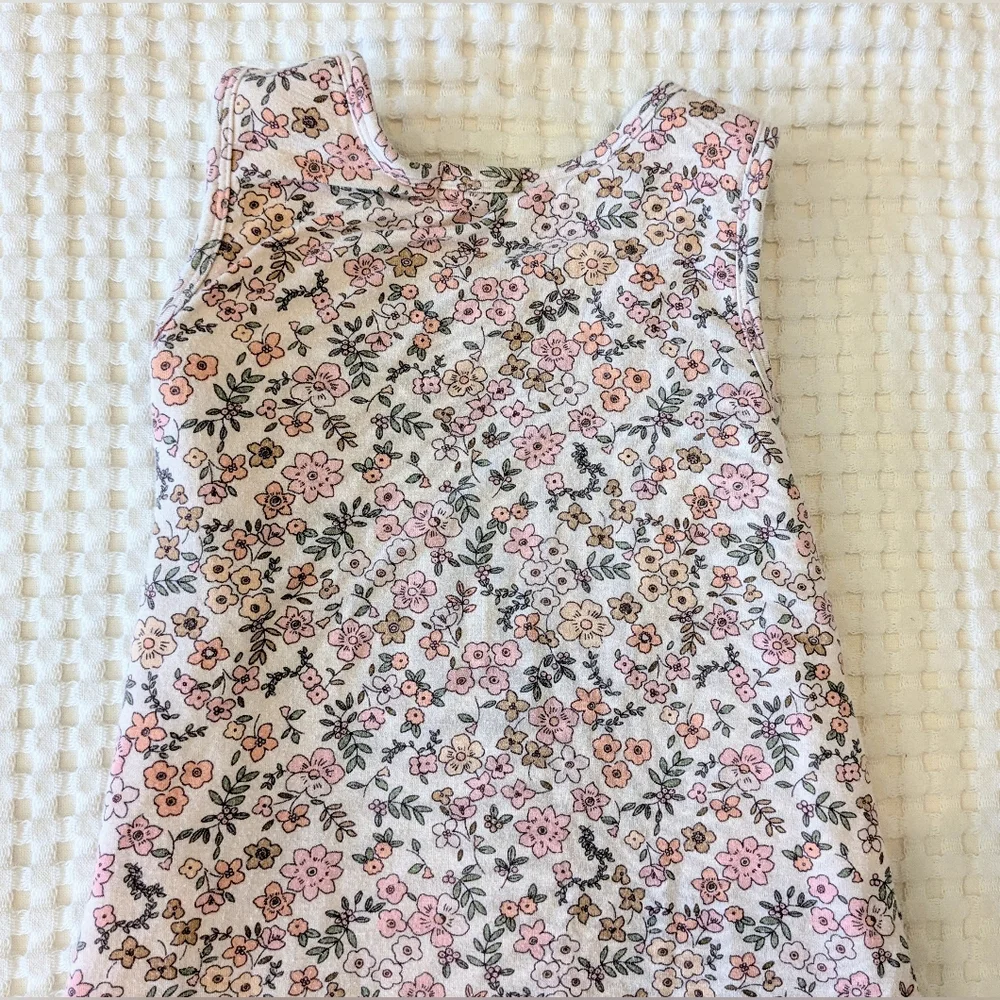 Angel Dear Bamboo Baby Sleepsack Size 6M Wearable Blanket Vintage Calico Floral